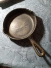 Wagner Cast Iron Skillet Number 3 Marked 1053 H Lays Flat