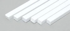 Evergreen Scale Models 187 .125" x .156" x 14" Polystyrene Strips (Pack of 6)
