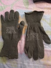 1 pr. US military wool gloves, sz 3