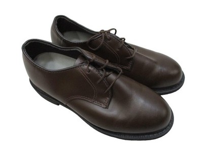 CAPPS dress shoes size 8.5 Capps Men High Gloss Uniform Oxford Shoes Size 8 1/2 - Etsy main image 3