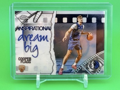 2025-26 Topps Chrome Cooper Flagg Inspirational Dream Big Refractor Rookie RC SP