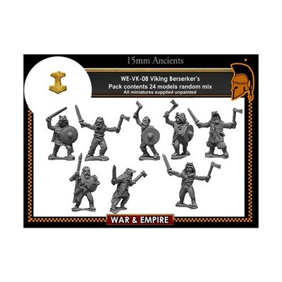 Forged in Battle War & Empire Mini Viking 15mm Berserkers Pack New