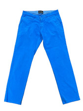 Men's Stromberg The Players Collection W34 Cotton-Rich Golf Trousers Light Blue