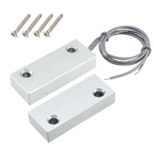 Home Security Wired Rolling Door Contact 0~100V/0.5Amp Magnetic Reed Switch M...