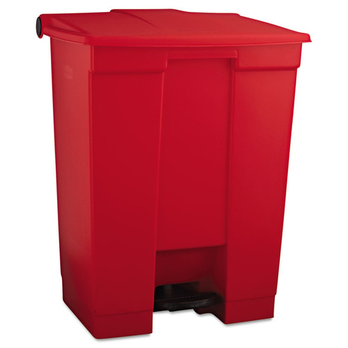 Rubbermaid Commercial Products Legacy Step-On Trash/Garbage Can/Bin, 18G, Red