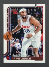 2025-26 Topps Basketball Base 26 Guerschon Yabusele - Philadelphia 76ers