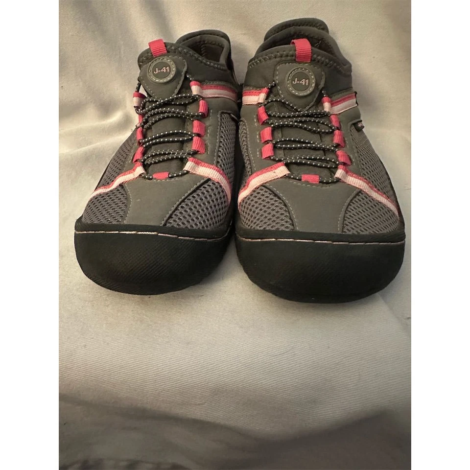 Tênis Feminino J-41 Tahoe Slip-On Pronto para Água Cinza Rosa Tamanho 8.5 - Imagem 2 de 4