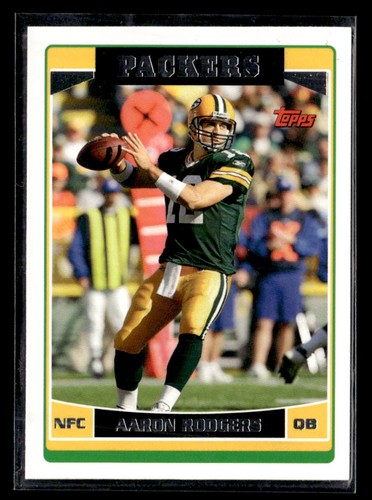 2006 Topps #84 Aaron Rodgers - 第 1/2 張圖片