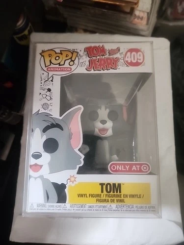 VAULTED Funko Pop Animation: TOM #409 Tom and Jerry Target Exclusive w Protector