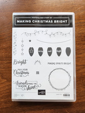 Stampin' Up "Making Christmas Bright" Stamp set 148046 Christmas Holiday