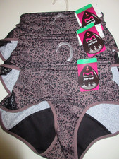 Maidenform  Womens Period Hipster Leak Protection Underwear Panties 3-Pair  L