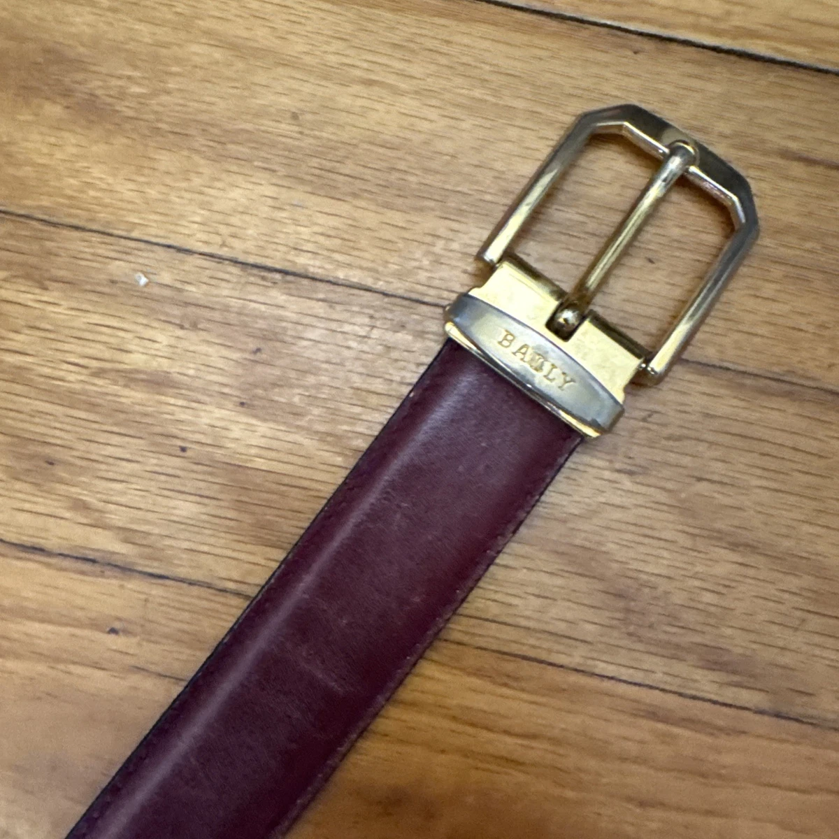 men's  ベルト　BALLY 104〜112 ビンテージ  中古 BALLY バリー ベルト レザー メンズ - メルカリ