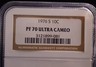 1976-S Roosevelt Clad Proof Dime NGC PF70 Ultra Cameo - TOUGH TO FIND San Francisco Roosevelt Dime