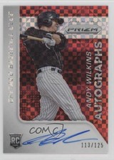 2015 Panini Prizm Auto Red Power Prizm 113/125 Andy Wilkins #53 Auto 2oe