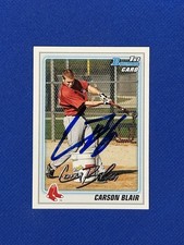 Carson Blair signed auto 2010 Bowman #BP41 card Red Sox autograph rookie rc