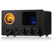 ​Douk Audio Vacuum Tube Preamp: Headphone Amp with VU Meter, 4-Way RCA Select...