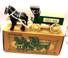 1995 Bloomsburg Fair Horse  Wagon Coin Bank Collectible -Made by Ertl Co