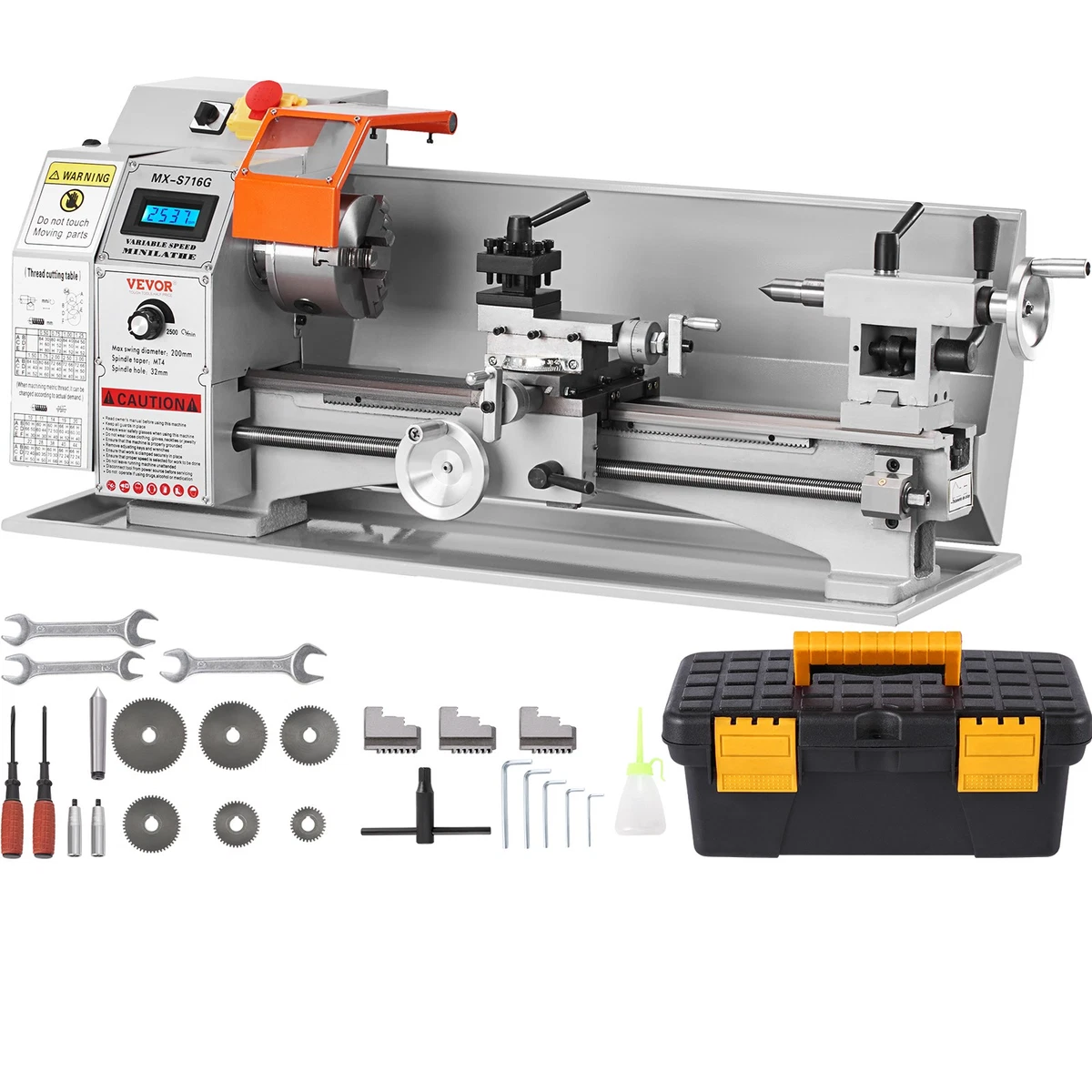 スターリングシルバー製　ミニ小槌　セット VEVOR MX-S716G 800W Mini Metal Lathe Machine - BZDMNJSCCSFWSEYI0