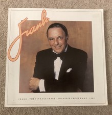 Frank Sinatra The Vintage Years 1980 Souvenir Programme – Royal Albert Hall,