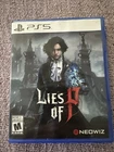 Lies of P Neowiz Sony Playstation 5 PS5 LN PERFECT condition COMPLETE!