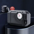 Air Compressor Portable Tire Inflator, Electric Air Pump with Pressure Gauge for