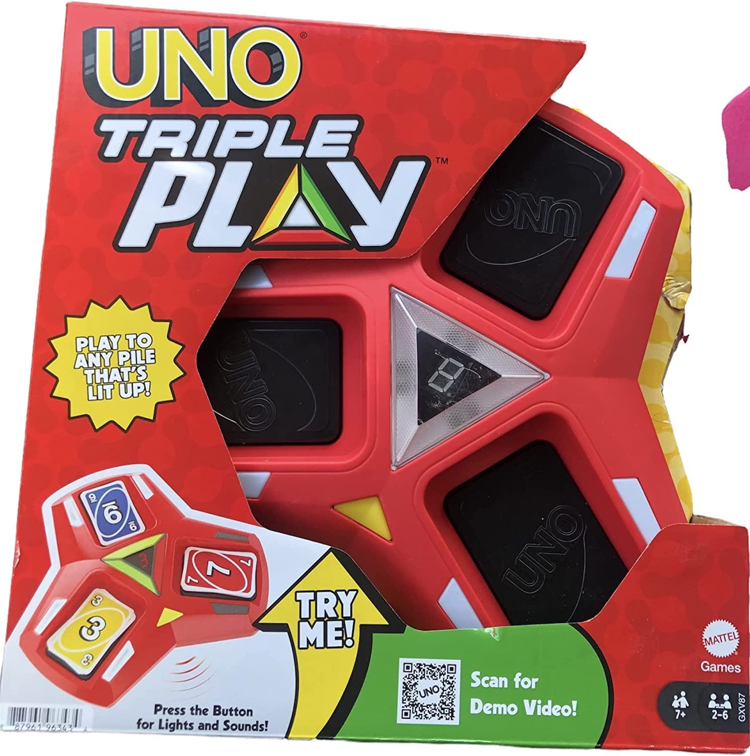 Карточная игра Mattel MTTGXV87 UNO Triple Play 6090₽