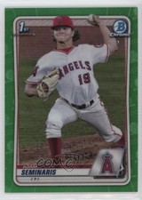 2020 Bowman Draft Chrome Green Refractor /99 Adam Seminaris #BD-163 3hd
