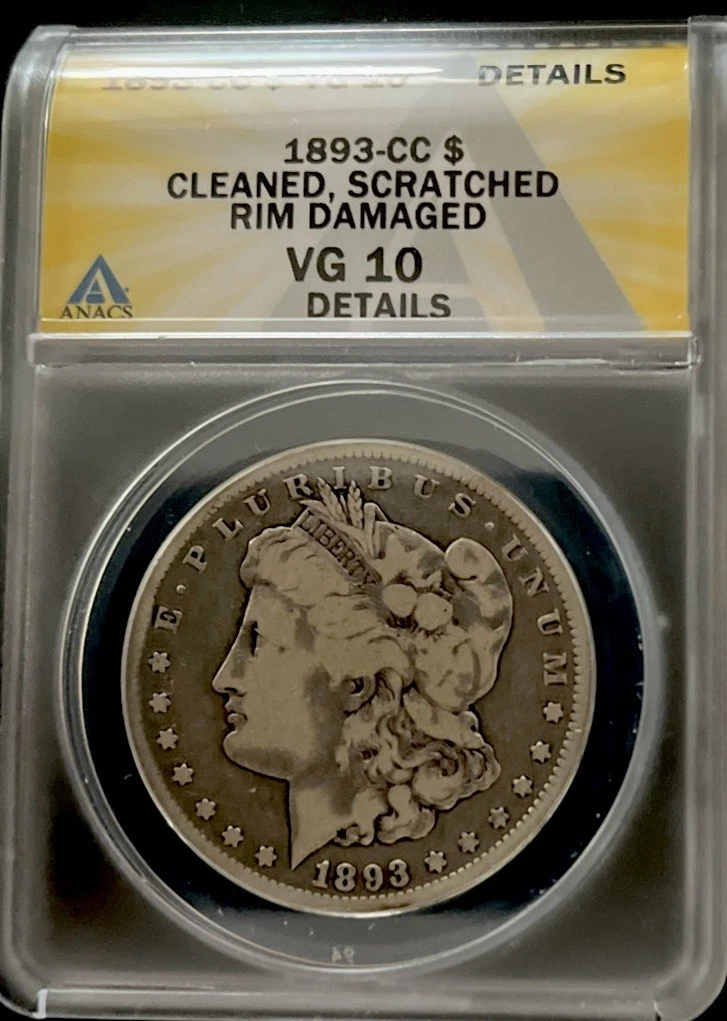 VG 10 Graded 1893 Year Morgan US Dollars (1878-1921) for sale | eBay VG 10 Graded 1893 Year Morgan US Dollars (1878-1921) for sale | eBay