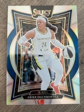 2025 Panini Select WNBA Arike Ogunbowale #4 Silver Prizm Concourse Wings