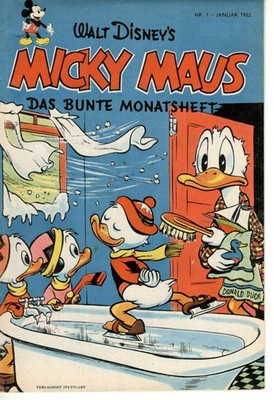 Micky Maus 01/1952 (Nachdruck aus Heft 14/1988) in Z 2+