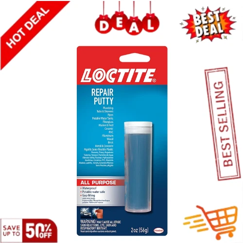 Loctite Epoxy Multi Purpose Repair Putty 2 oz Stick Strong Adhesive 1 Pack