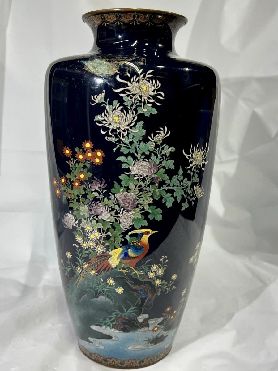 景泰蓝日本花瓶1850-1899 | eBay