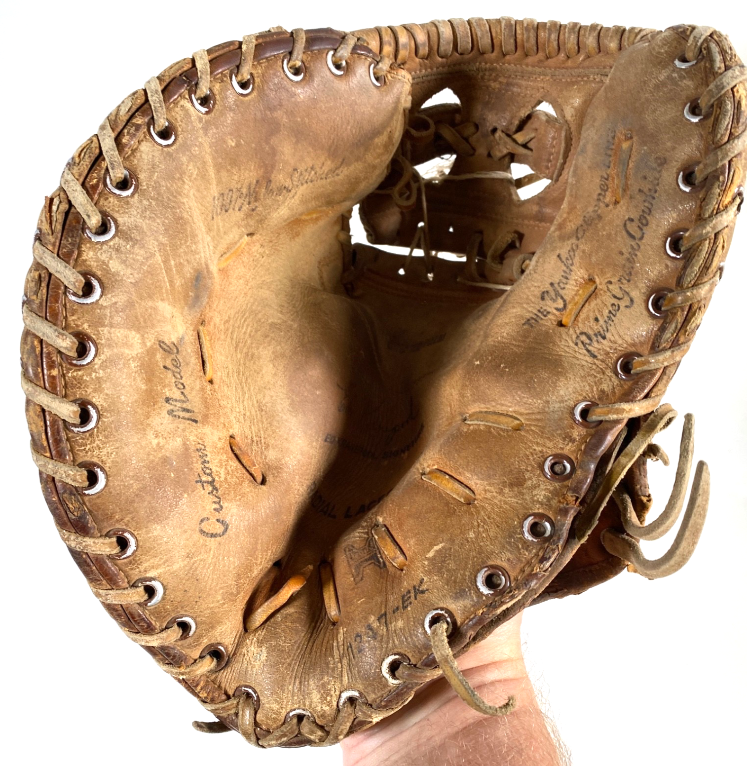 1960s YANKEE CLIPPER TRIO HOLLANDER 1247-EK BASEBALL GLOVE Leather, Ed Kranepool