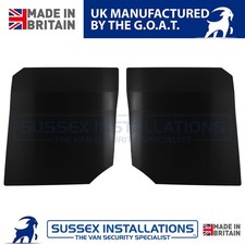 LWB L2 Van Shield Set For Ford Transit Connect 2014-2025 Twin Doors Black