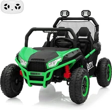 24V Kids Electric Car UTV,2 Seater Ride On Toy with Remote,400W Motor,Music,LED