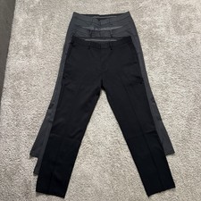 Lot of 3 - Kenneth Cole Unlisted Men's Black and Gray Dress Pants 34x32