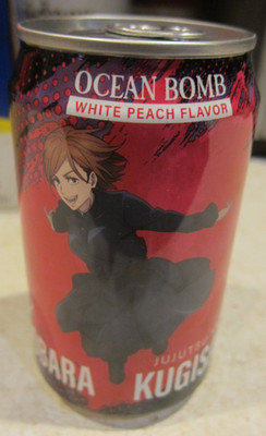 Ocean Bomb White Peach Flavor Soda Nobara Kugisaki Jujutsu Kaisen