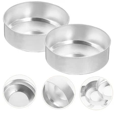 200 Pcs Candle Vessels Wax Containers Metal Tea Light Holders Aluminium Cups