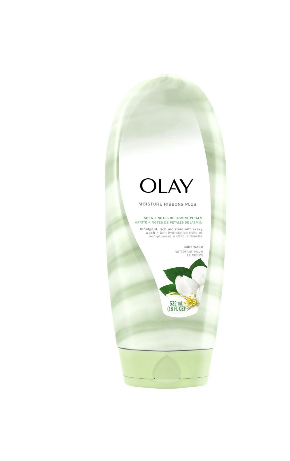 Olay Moisture Ribbons Body Wash with Shea and Notes of Jasmi