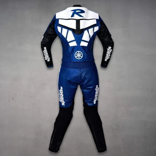 Yamaha Motorcycle Racing Suit | CE2 Armor Protection | 2PC Cowhide Leather Suite - Image 3 of 4