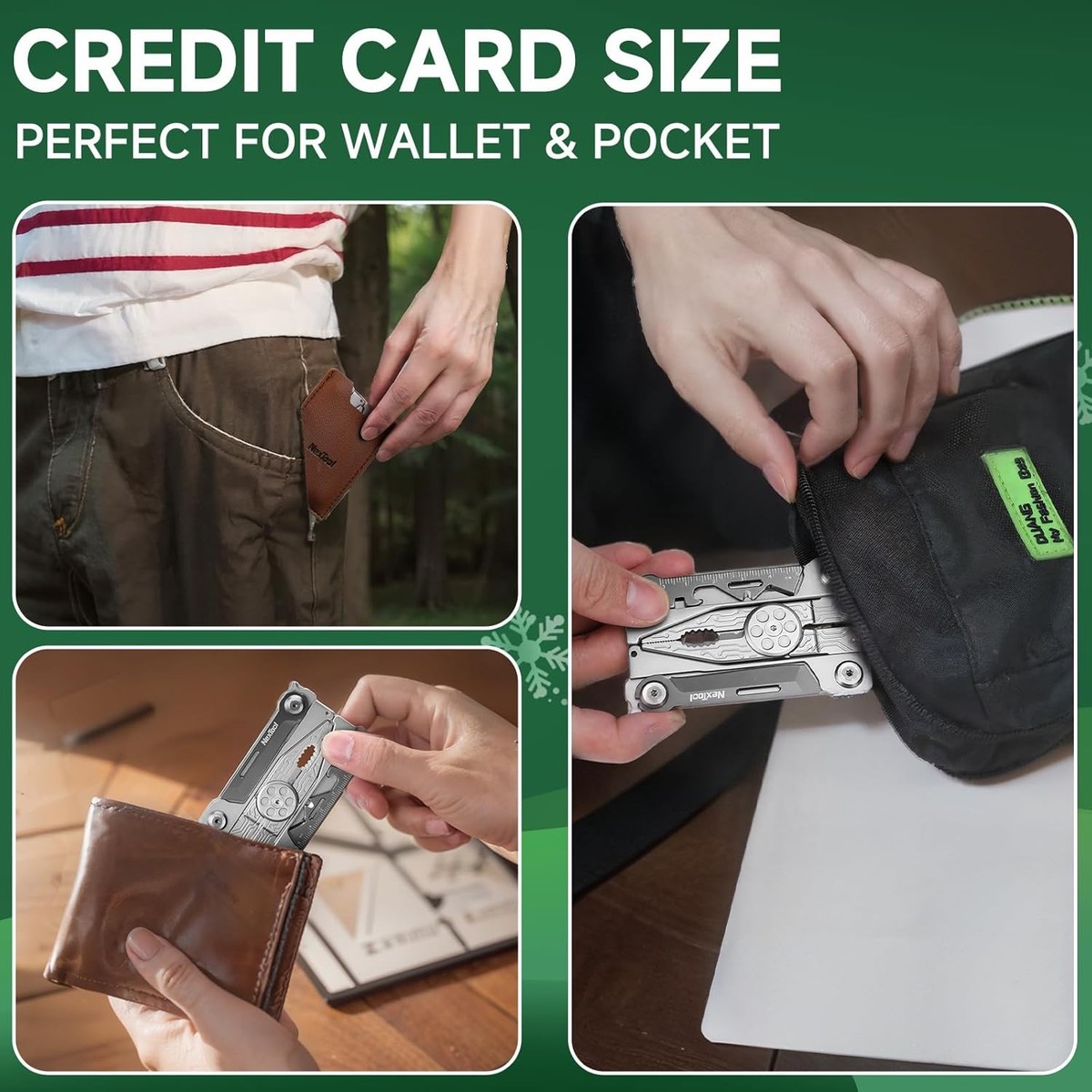 小物 nextraveler tools multiway wallet NexTool Folding Credit Card Multitool Wallet Multi Tool, 20 in 1