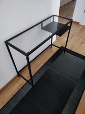 Laptoptisch 100x36cm (schwarz/Glas) VITTSJÖ von IKEA