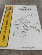 Mainstreams Piano Method 3 The Pianist Song Book