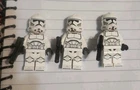 LEGO STAR WARS Minifigure Lot Of 3 Phase 2 Clone Troopers SW1319 75372
