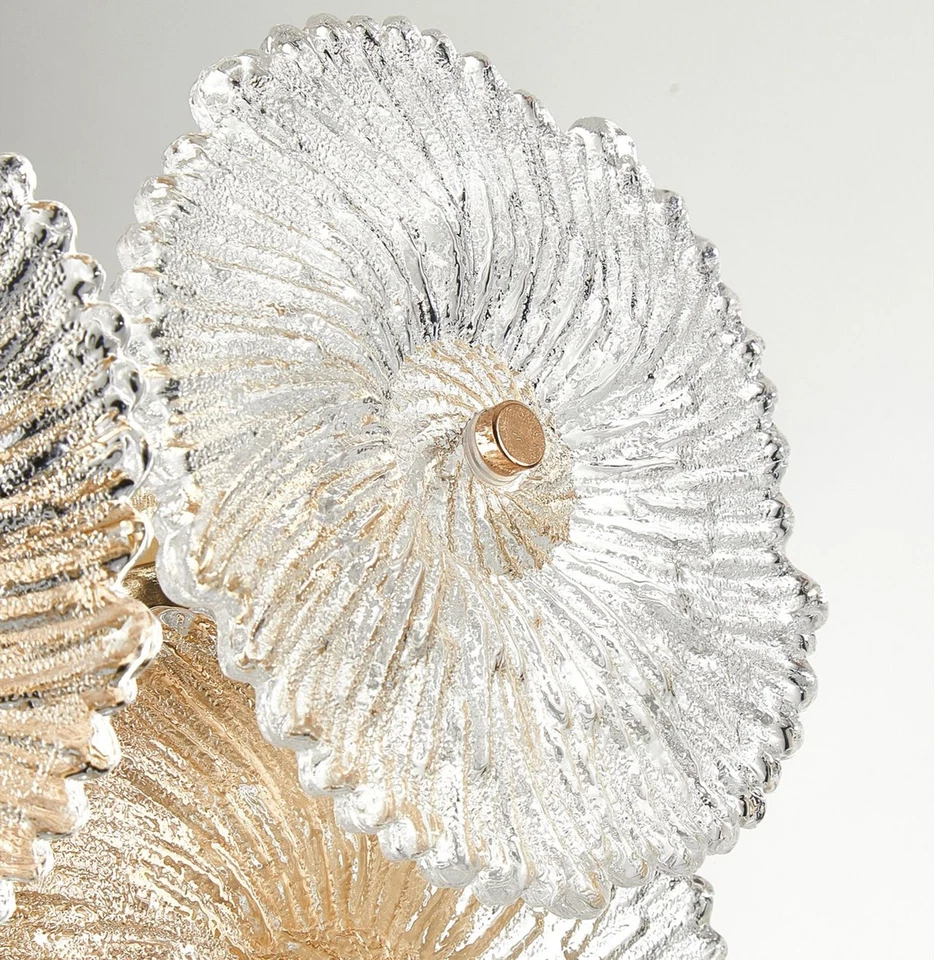 Aplique de pared Artcraft Lighting AC11964 Bloom 2 luces 9" de alto - latón Foto 4 de 4