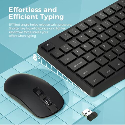 Wireless Pink Keyboard And Mouse Combo - Picture 3 of 6