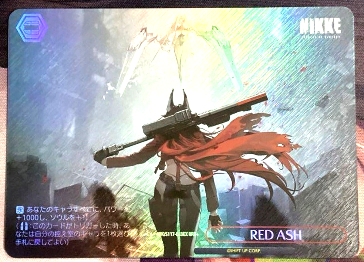 Weiss Schwarz Nikke Goddess Of Victory Red Ash NIK/S117 Weiss Schwarz Nikke Goddess Of Victory Red Ash NIK/S117