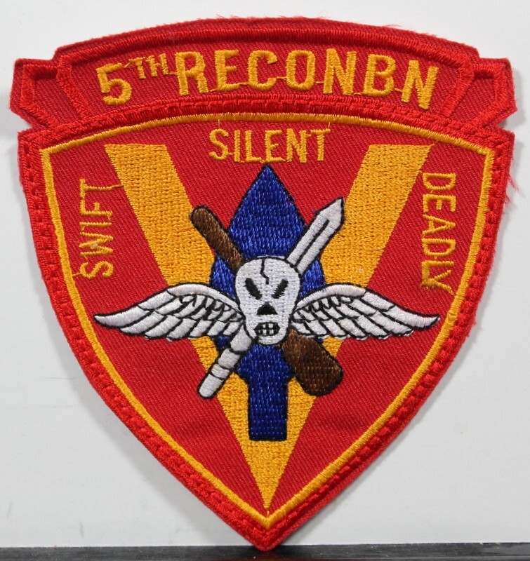 USMC US Marine Corps 5th Reconnaissance Battalion Full Color USMC US Marine Corps 5th Reconnaissance Battalion Full Color