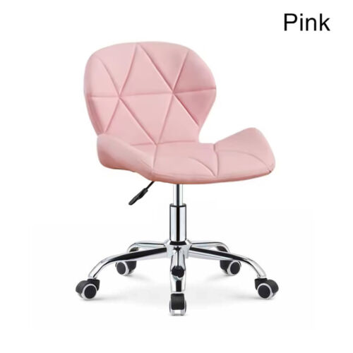 Modern Swivel Office Chair, Height Adjustable Padded Armless Chair for Home - Picture 14 of 19