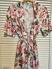 SHOW ME YOUR MUMU Women’s One Size Robe Floral Duster Pockets Polyester